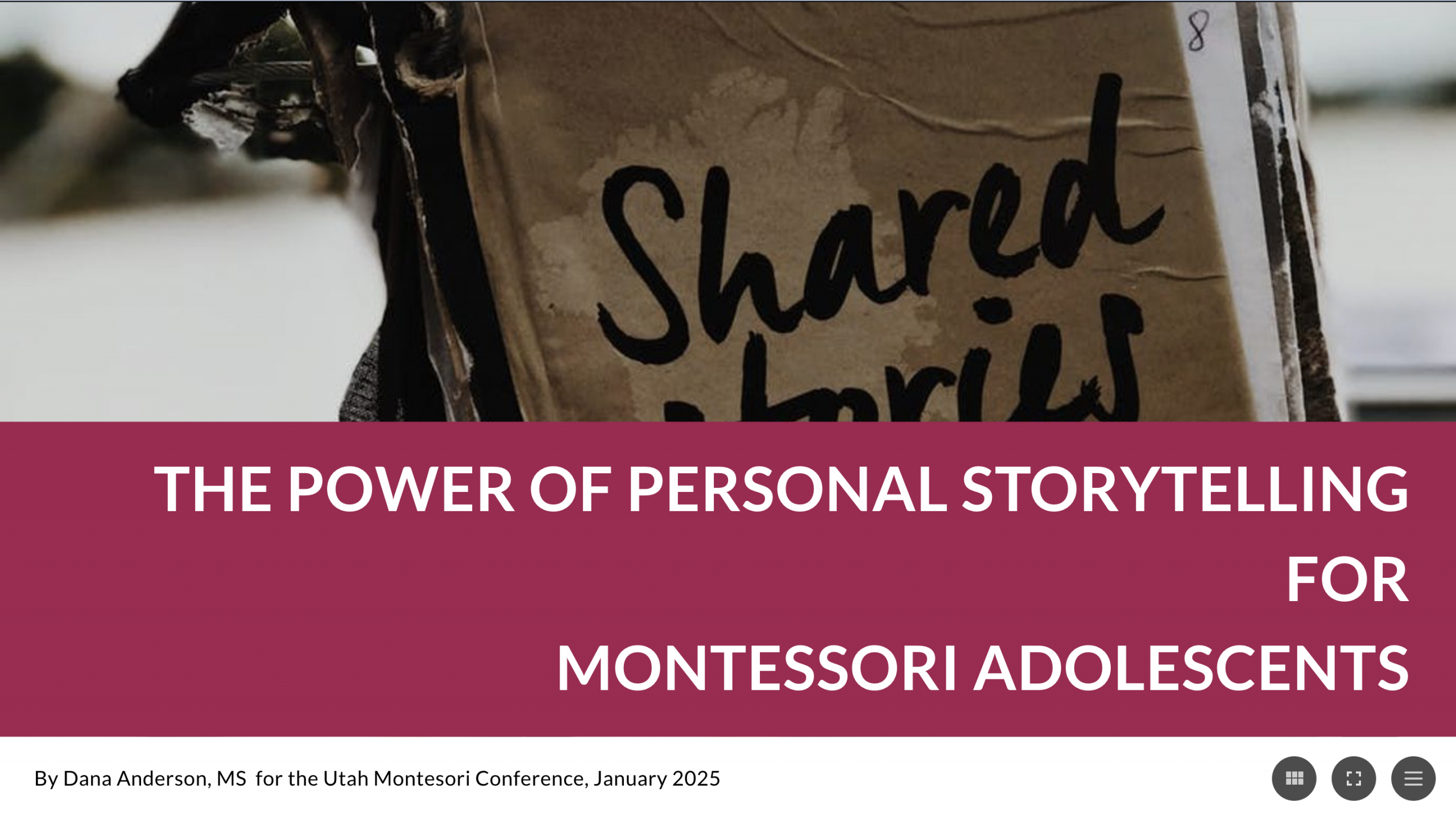 Storytelling for Teen Mental Health, College Success, and Community